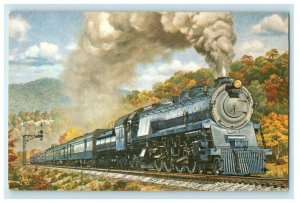 The Baltimore & Ohio Railroad Co. The 5600 Class N1 4-4-4-4 Vintage Postcard