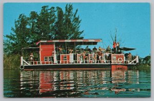 Fort Myers Florida~Shanty Boat Lazy Bones~Lake Okeechobee~Man w/ Binoculars~1977 