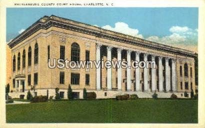 Mecklenburg County Court House in Charlotte, North Carolina