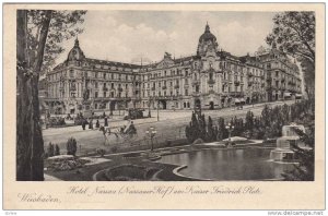 Hotel Nassau (Nassauer Hof), Am Kaiser Friedrich Platz, Wiesbaden (Hesse), Ge...