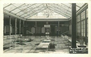 Warm Springs Georgia 1940s Patients Pool Foundation RPPC Photo Postcard 21-13320