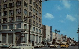 Jackson Tennessee TN Street Scene Yellow Taxi Cab Pickup Truck Vintage PC