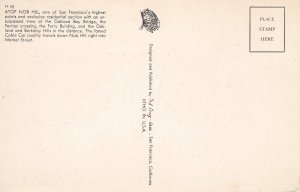 US    PC4836 SAN FRANCISCO, ATOP NOB HILL