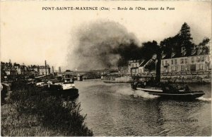 CPA Pont-Sainte-Maxence - Bords de l'Oise - Amont du Pont (1032466)