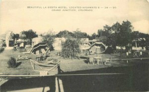 Artvue Beautiful Siesta Motel Grand Junction Colorado 1930s Postcard 20-1823