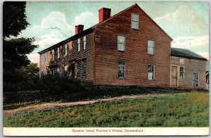 1908 General Isreal Putnam's Home Connecticut Grounds Historical Posted Postcard