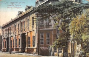 Germinal Cigar & Cigarette Factory, Manila, Philippines 1910s Antique Postcard