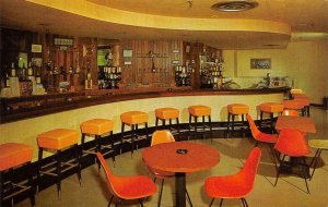 CLARK, New Jersey NJ ~ CLARK LANES BOWLING ALLEY BAR~Sal Tosto ROADSIDE Postcard