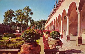 Looking West Through  Italian Garden Court Ringling Museum of Art - Sarasota,...