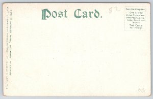 Portland Harbor Maine~Ship Penobscot Leaving Harbor~c1905 Postcard