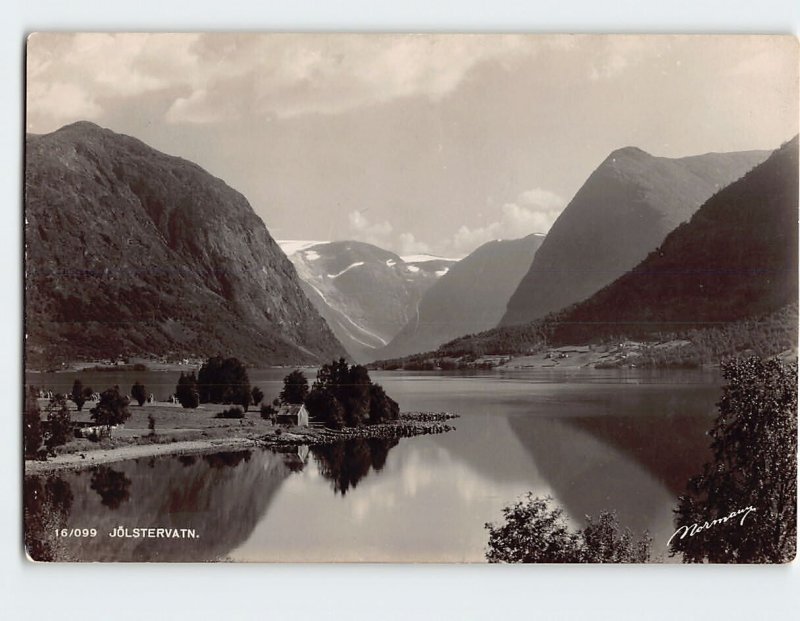 Postcard Picturesque Jølstravatn Lake Norway