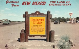 Vintage Postcard 1963 Greetings From New Mexico Continental Divide Enchantment