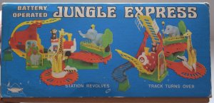 Vintage Battery Operated Jungle Express Woolworths UNUSED IN PACKAGE B-64