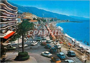 Modern Postcard The French Riviera Menton The Pearl of France Boulevard Gener...