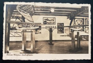 Mint Real Picture Postcard Dornier DOX Giant Seaplane Museum Gallery