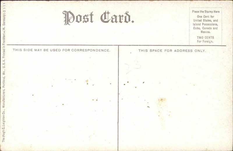 BLUE HILL BAY ME Sand Island Light LIGHTHOUSE c1910 Postcard