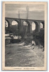 c1920's Northern Railway Viaduct Luxembourg Unposted Antique Postcard