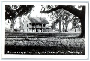 c1950's Longfellow Museum Evangeline Park St. Martinville LA RPPC Photo Postcard