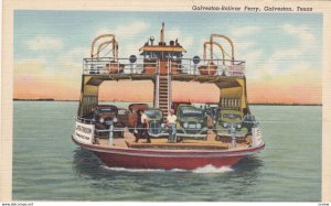 Galveston-Bolivar Ferry , GALVESTON , Texas , 1930-40s