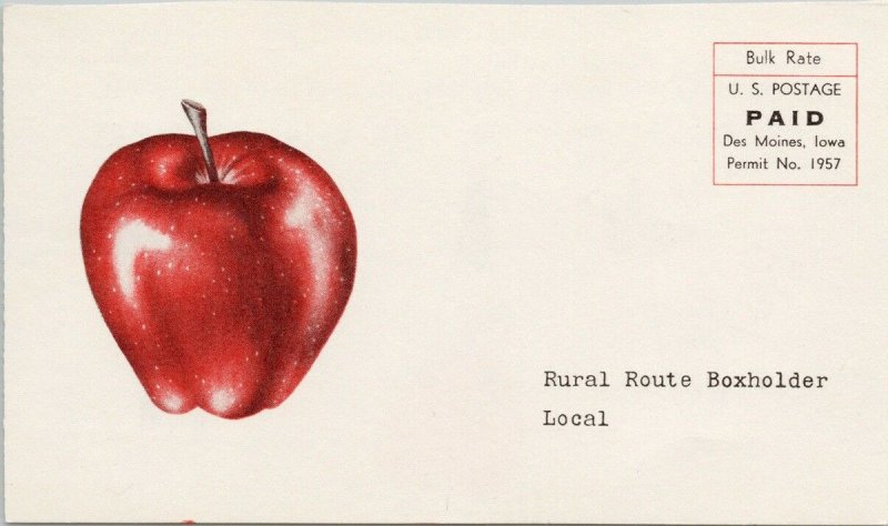 'Will An Apple A Day Keep The Doctor Away' Healthcare Insurance Postcard G14a