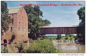 Missouri Burfordsville Waer Mill And Covered Bridge