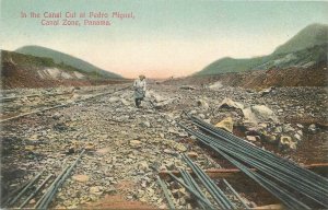 Postcard C-1910 Panama Canal Construction Maduro occupation 23-6730