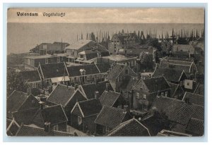 c1910 Volendam Holland Vogelvlucht Bird's Eye View Unposted Postcard 