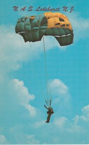 N.A.S. LAKEHURST , New Jersey, 1950-60s ; Sport parachutist