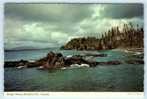 BAMFIELD, British Columbia Canada ~ BRADY'S BEACH Barclay Sound 4x6  Postcard