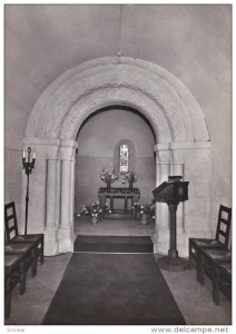 RP: Edinburgh Castle. St. Margaret's Chapel , Chancel Arch , Scotland , 40-50s