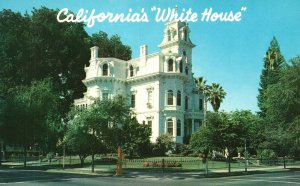 Vintage Postcard Governor's Victorian Mansion Sacramento California CA