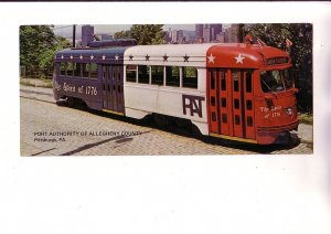 Bicentennial Bus Spirit 1776 Trolley Car, Pittsburgh, Pennsylvania