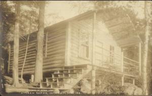 Kjackman ME Attean Camps c1915 Real Photo Postcard