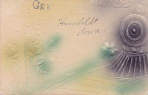 Greetings From Humboldt Iowa With Train 1911