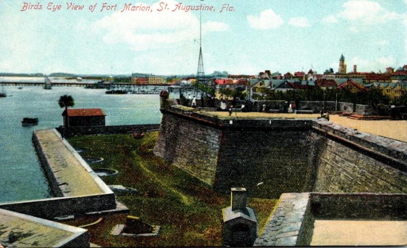 Florida St Augustine Fort Marion Birds Eye View