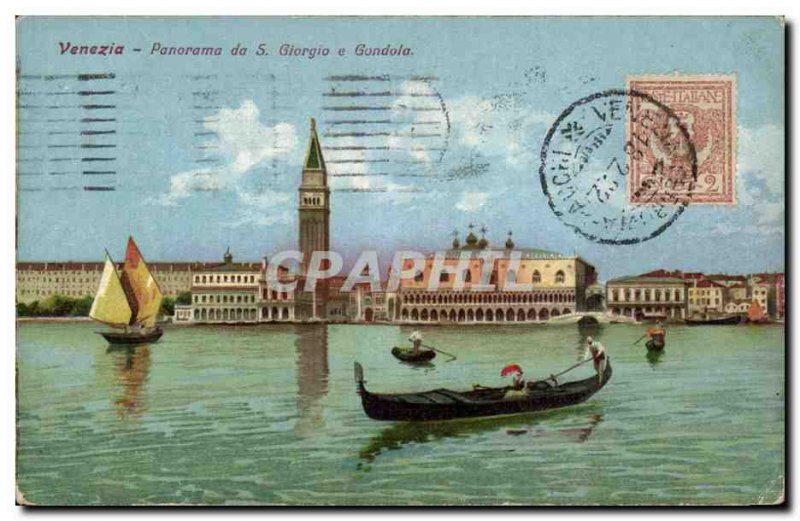 Italia - Italy - Italy - Venice - Venezia - Panorama da S Giorgio - Old Postcard