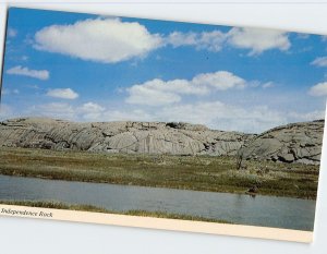 Postcard Independence Rock, Alcova, Wyoming