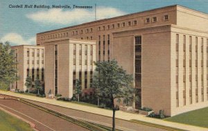 NASHVILLE, Tennessee TN  CORDELL HULL BUILDING  ca1940's Curteich Linen Postcard