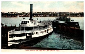 Connecticut  New London Public landing and Ferry Slip, 2 Ferrys