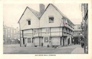 Evesham England UK Old Booth Hall Street View Antique Postcard K98280