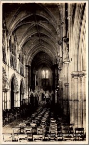 VINTAGE DUBLIN IRELAND CHRIST CHURCH CATHEDRAL REAL PHOTO RPPC POSTCARD 34-243