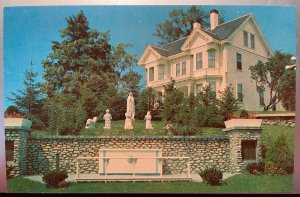 Vintage Postcard 1950's St. Bernard's & Lady of Fatima Shine, Rockland, Maine ME