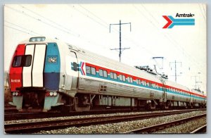 Amtrak  Metroliner  Train  Railroad  Postcard
