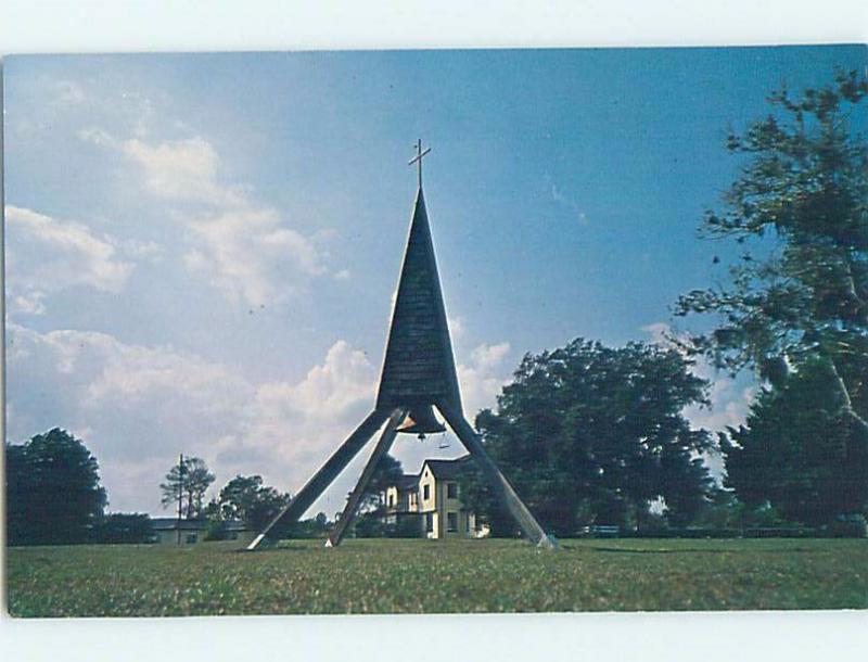 Unused Pre-1980 CHURCH SCENE Lake Placid - Near Sylvan Shores Florida FL A5709