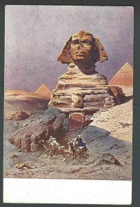 Ca 1911 PPC Egypt The Sphinx Used