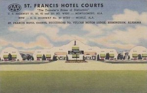 Alabama Montgomery St Francis Hotel Courts