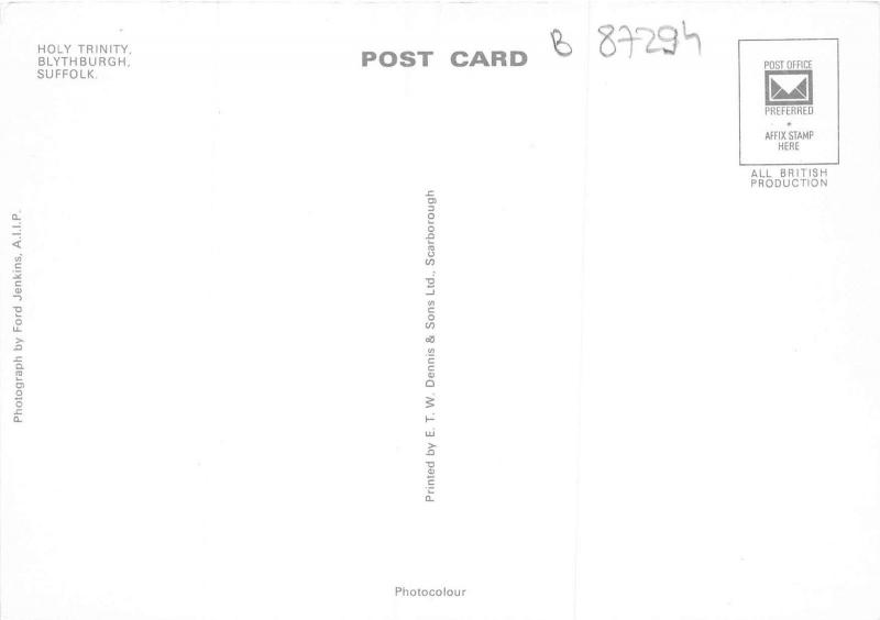 B87294 holy trinity blythburgh suffolk  uk