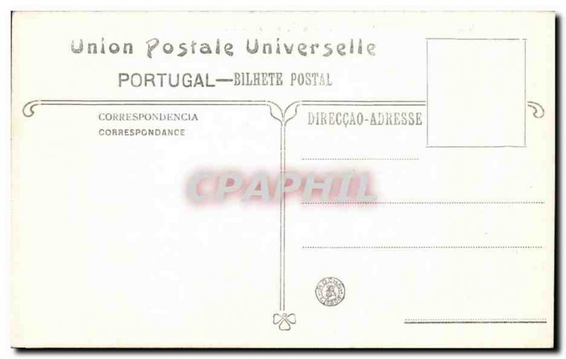 Postcard Old Lisboa Praca d Pedro