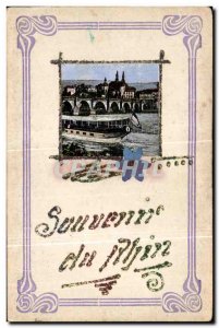 Old Postcard Remembrance Rhine
