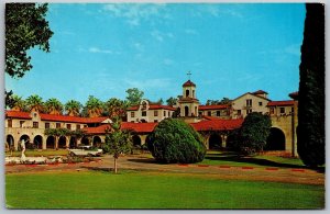 Vtg Riverside CA California Baptist College 1960s View Chrome Postcard